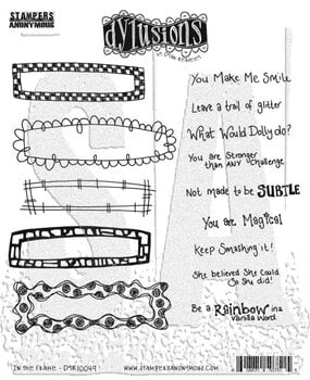 Ranger Dylusions In The Frame Cling Stamps (DYR10049) Ranger Dylusions In The Frame Cling Stamps (DYR10049)