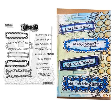 Ranger Dylusions In The Frame Cling Stamps (DYR10049) Ranger Dylusions In The Frame Cling Stamps (DYR10049)