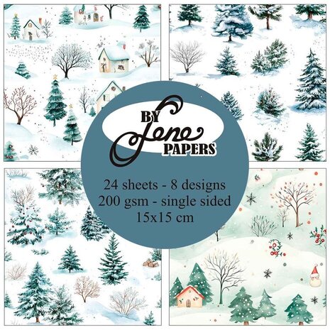 By Lene Happy Landscapes 6x6 Inch Paper Pad (BLP086) By Lene Happy Landscapes 6x6 Inch Paper Pad (BLP086)
