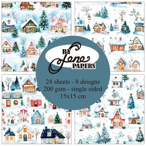 By Lene Happy Landscapes 6x6 Inch Paper Pad (BLP086) By Lene Happy Landscapes 6x6 Inch Paper Pad (BLP086)