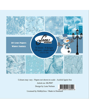 By Lene Winter Fantasy 6x6 Inch Paper Pad (BLP087) By Lene Winter Fantasy 6x6 Inch Paper Pad (BLP087)