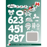 By Lene Metal Dies Christmas Numbers (BLD1884)