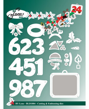 By Lene Metal Dies Christmas Numbers (BLD1884) By Lene Metal Dies Christmas Numbers (BLD1884)