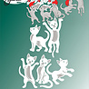 By Lene Metal Dies Christmas Cats (BLD1886) By Lene Metal Dies Christmas Cats (BLD1886)