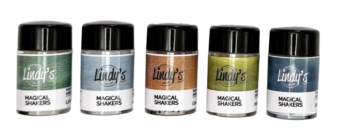 Lindy's Stamp Gang Amber Ledgers Magical Shaker 2.0 SET by Katie Pertiet (mshaker-SET-19) Lindy's Stamp Gang Amber Ledgers Magical Shaker 2.0 SET by Katie Pertiet (mshaker-SET-19)