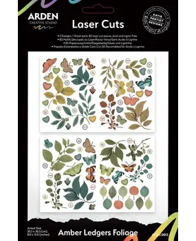 Arden Creative Studio Amber Ledgers Laser Cuts Foliage (85pcs) by Katie Pertiet (ACSLC0013) Arden Creative Studio Amber Ledgers Laser Cuts Foliage (85pcs) by Katie Pertiet (ACSLC0013)