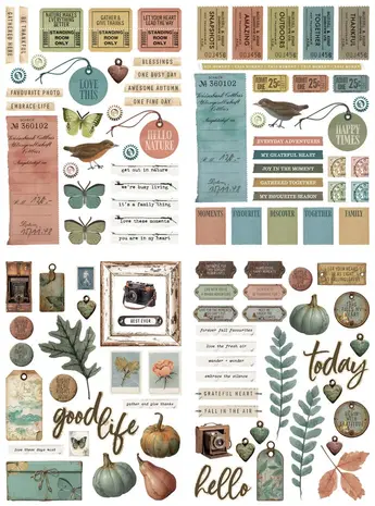 Arden Creative Studio Amber Ledgers Laser Cuts Essentials (108pcs) by Katie Pertiet (ACSLC0012) Arden Creative Studio Amber Ledgers Laser Cuts Essentials (108pcs) by Katie Pertiet (ACSLC0012)