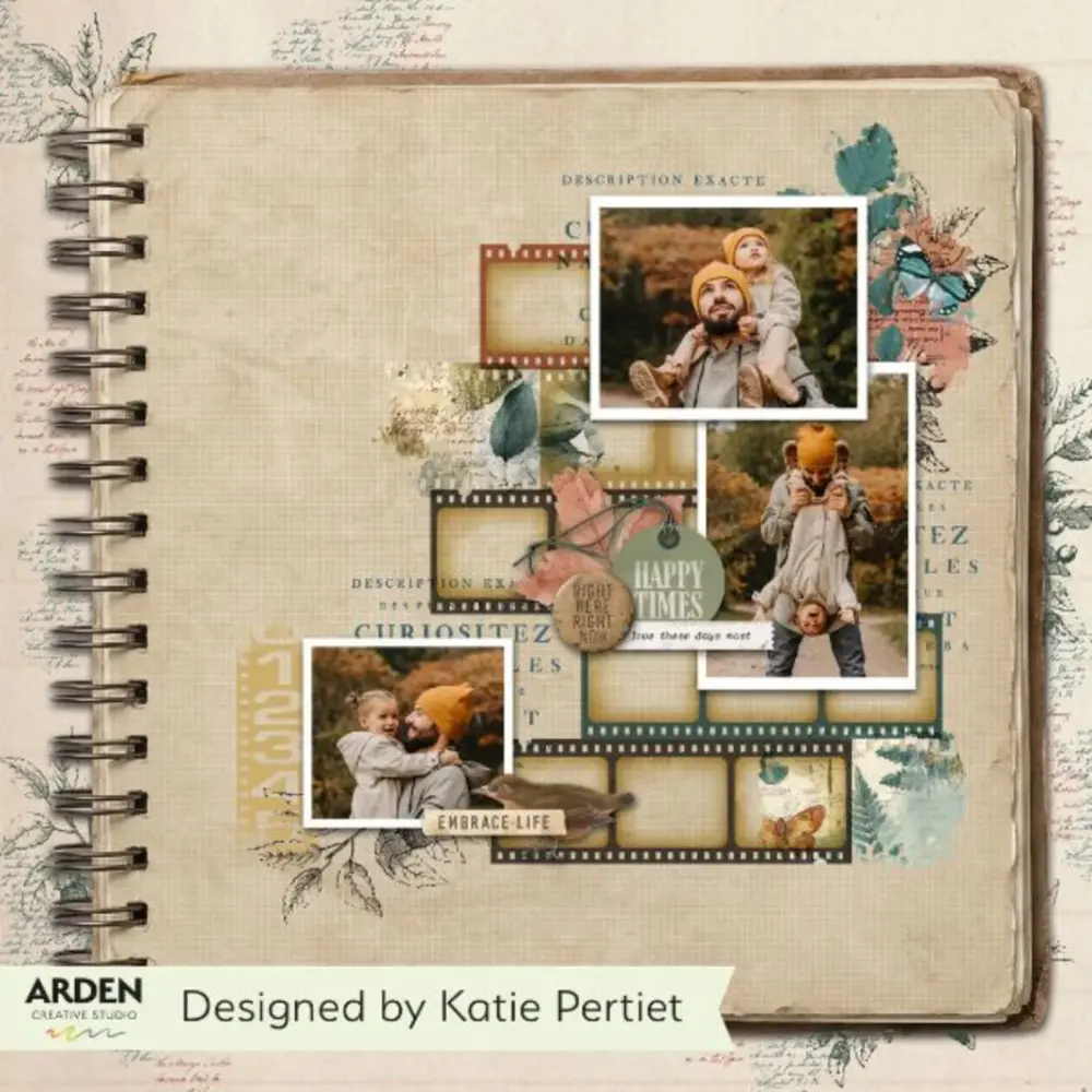 Arden Creative Studio Amber Ledgers Laser Cuts Essentials (108pcs) by Katie Pertiet (ACSLC0012) Arden Creative Studio Amber Ledgers Laser Cuts Essentials (108pcs) by Katie Pertiet (ACSLC0012)