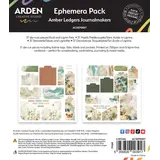 Arden Creative Studio Amber Ledgers Ephemera Pack Journalmakers (37pcs) by Katie Pertiet (ACSEP0017)