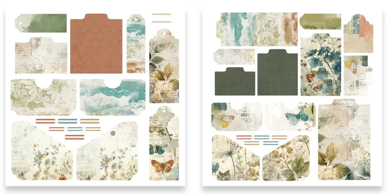 Arden Creative Studio Amber Ledgers Ephemera Pack Journalmakers (37pcs) by Katie Pertiet (ACSEP0017) Arden Creative Studio Amber Ledgers Ephemera Pack Journalmakers (37pcs) by Katie Pertiet (ACSEP0017)
