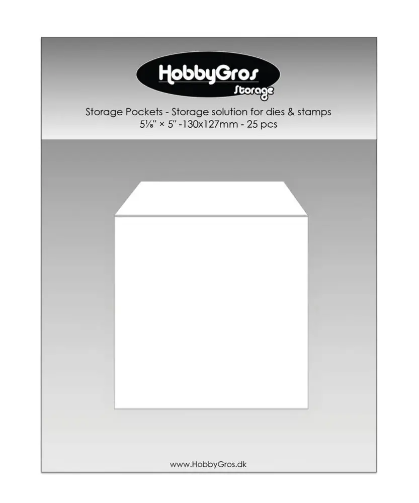 HobbyGross Storage Storage Pockets 13x12,7cm (25pcs) (SS145) HobbyGross Storage Storage Pockets 13x12,7cm (25pcs) (SS145)