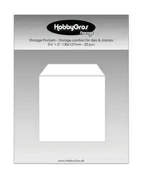 HobbyGross Storage Storage Pockets 13x12,7cm (25pcs) (SS145) HobbyGross Storage Storage Pockets 13x12,7cm (25pcs) (SS145)