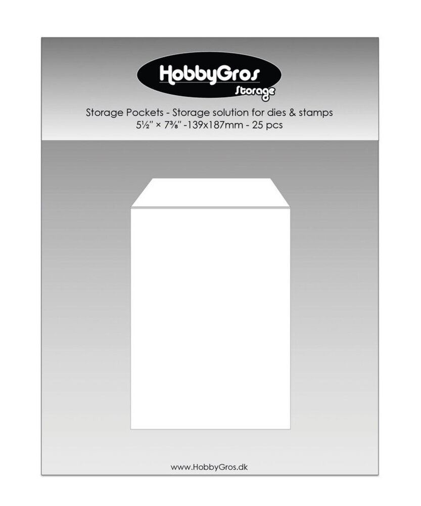 HobbyGross Storage Storage Pockets 13,9x18,7cm (25pcs) (SS146)