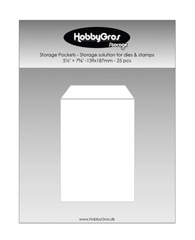 HobbyGross Storage Storage Pockets 13,9x18,7cm (25pcs) (SS146)