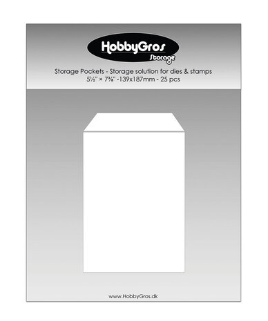 HobbyGross Storage Storage Pockets 13,9x18,7cm (25pcs) (SS146)