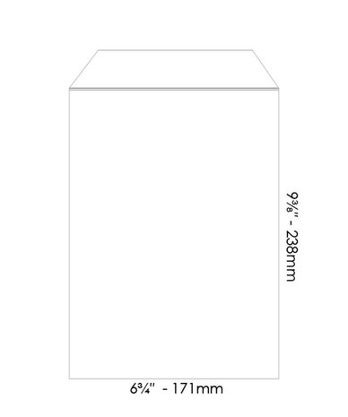 HobbyGross Storage Storage Pockets 17,1x23,8cm (25pcs) (SS147) HobbyGross Storage Storage Pockets 17,1x23,8cm (25pcs) (SS147)