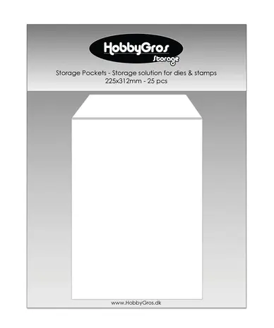 HobbyGross Storage Storage Pockets 22,5x31,2cm (25pcs) (SS148) HobbyGross Storage Storage Pockets 22,5x31,2cm (25pcs) (SS148)
