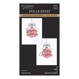 Spellbinders Create Your Way Holiday Tied with Cheer Registration Press + Foil Plate & Die Set (BPR-051)