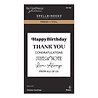Spellbinders Create Your Way Everyday Timeless Greetings Press + Foil Plate (BP-368)