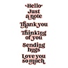 Spellbinders Simon's Sentiments Must-Have Sentiments Press + Foil Plate & Die Set (BP-390)