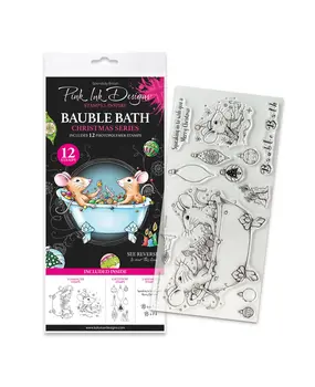Pink Ink Designs Christmas Series Bauble Bath Clear Stamps (07-0022-PI) Pink Ink Designs Christmas Series Bauble Bath Clear Stamps (07-0022-PI)