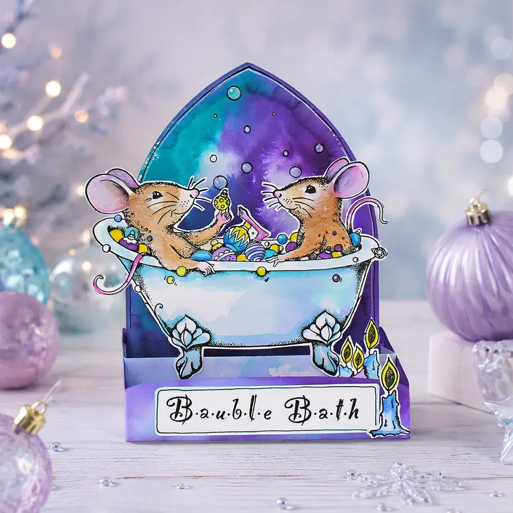 Pink Ink Designs Christmas Series Bauble Bath Clear Stamps (07-0022-PI) Pink Ink Designs Christmas Series Bauble Bath Clear Stamps (07-0022-PI)
