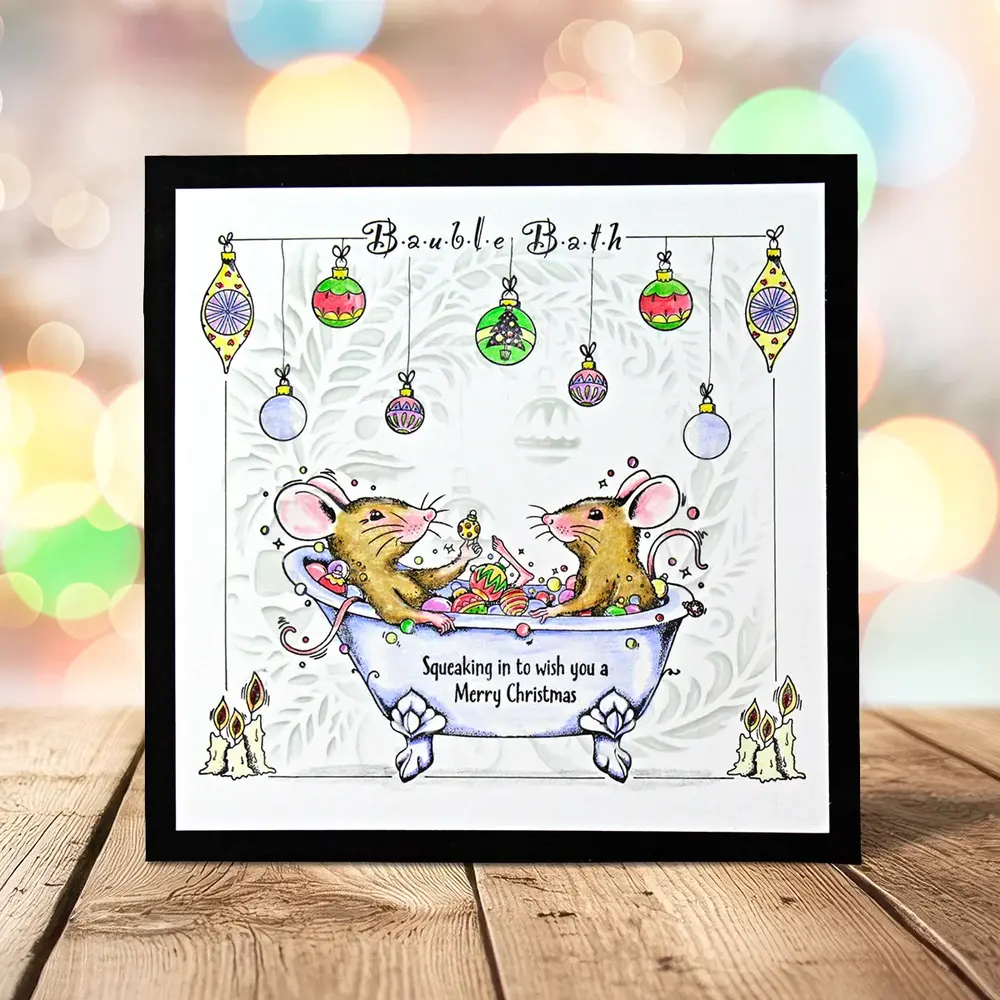 Pink Ink Designs Christmas Series Bauble Bath Clear Stamps (07-0022-PI) Pink Ink Designs Christmas Series Bauble Bath Clear Stamps (07-0022-PI)