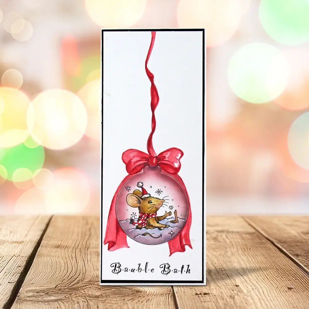 Pink Ink Designs Christmas Series Bauble Bath Clear Stamps (07-0022-PI) Pink Ink Designs Christmas Series Bauble Bath Clear Stamps (07-0022-PI)