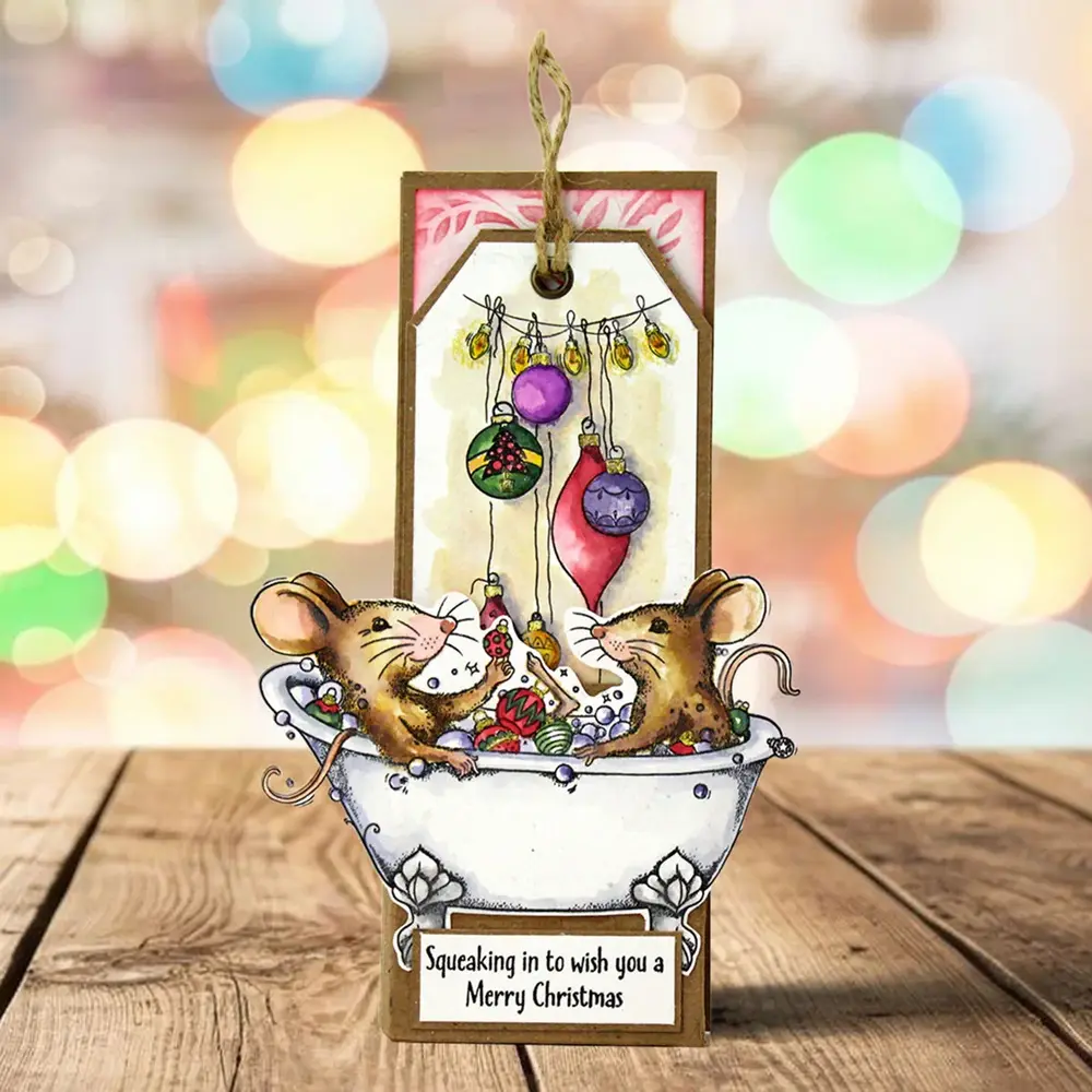 Pink Ink Designs Christmas Series Bauble Bath Clear Stamps (07-0022-PI) Pink Ink Designs Christmas Series Bauble Bath Clear Stamps (07-0022-PI)