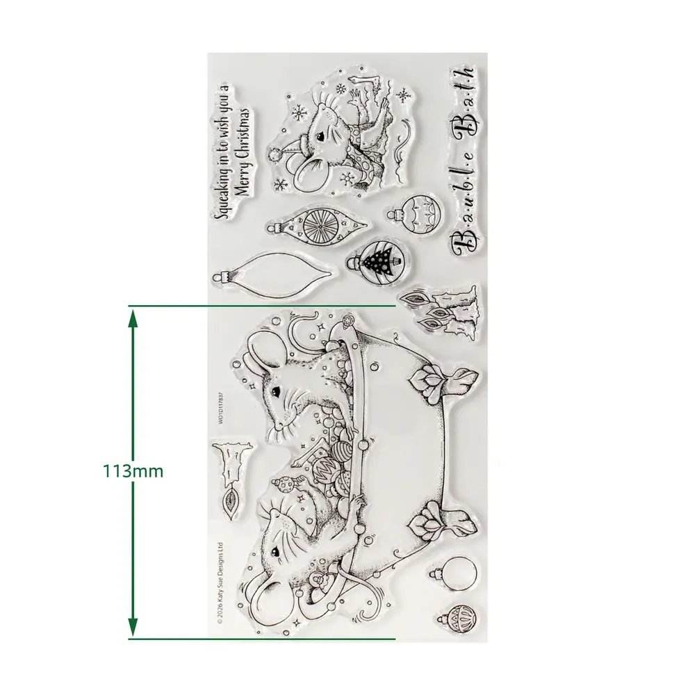 Pink Ink Designs Christmas Series Bauble Bath Clear Stamps (07-0022-PI) Pink Ink Designs Christmas Series Bauble Bath Clear Stamps (07-0022-PI)