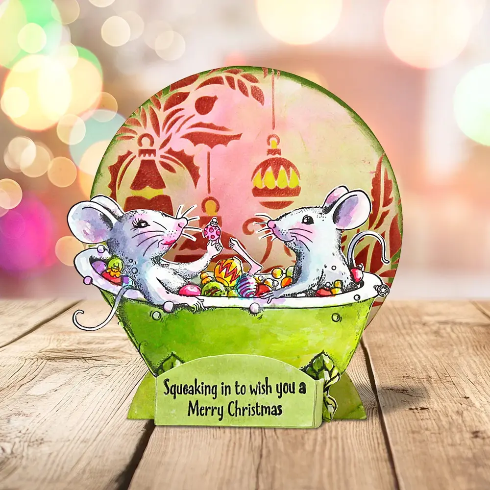 Pink Ink Designs Christmas Series Bauble Bath Clear Stamps (07-0022-PI) Pink Ink Designs Christmas Series Bauble Bath Clear Stamps (07-0022-PI)