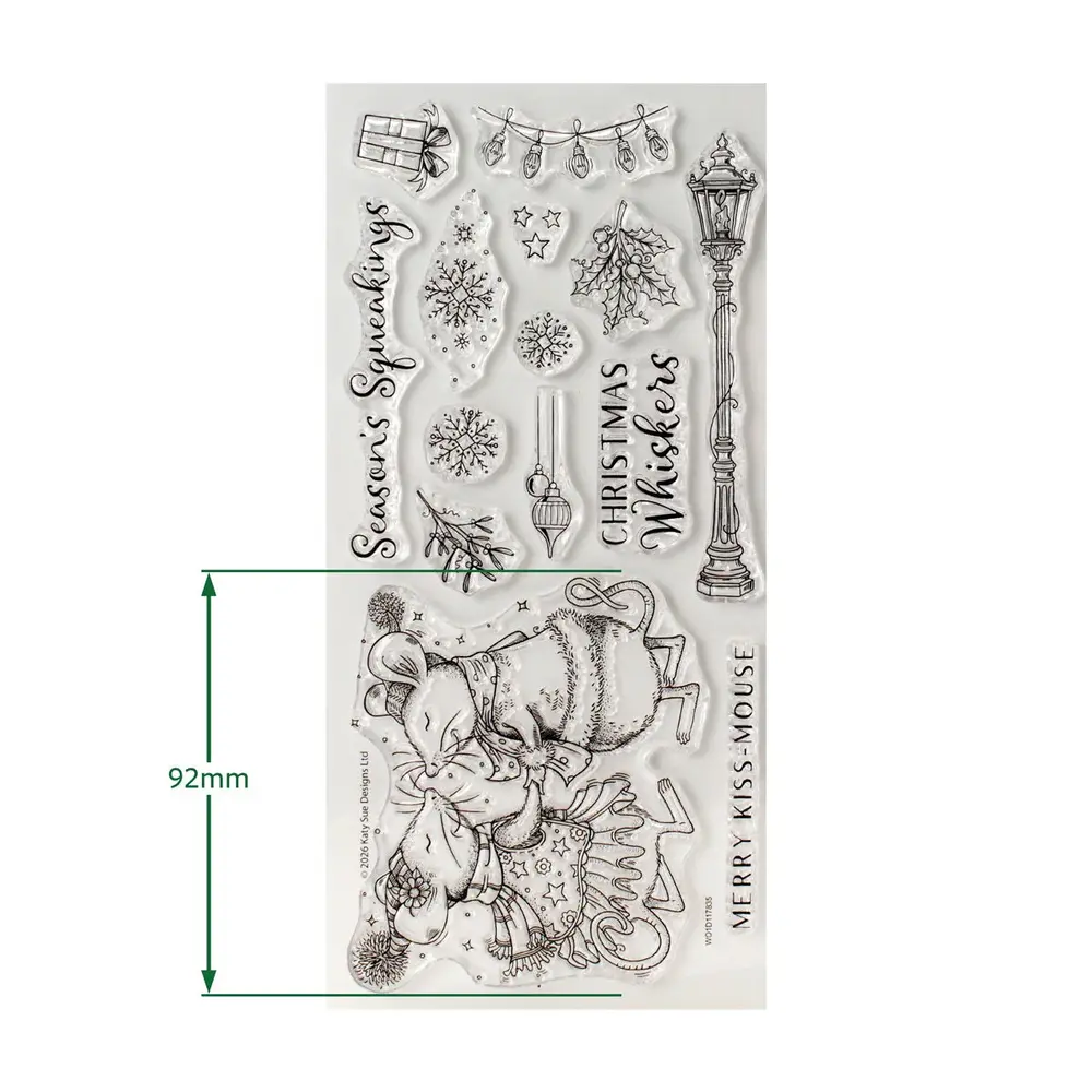 Pink Ink Designs Christmas Series Merry Kiss-Mouse Clear Stamps (07-0027-PI) Pink Ink Designs Christmas Series Merry Kiss-Mouse Clear Stamps (07-0027-PI)