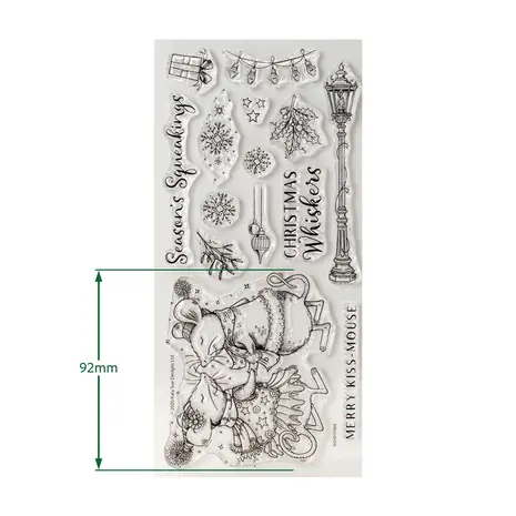 Pink Ink Designs Christmas Series Merry Kiss-Mouse Clear Stamps (07-0027-PI) Pink Ink Designs Christmas Series Merry Kiss-Mouse Clear Stamps (07-0027-PI)
