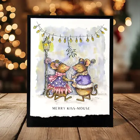 Pink Ink Designs Christmas Series Merry Kiss-Mouse Clear Stamps (07-0027-PI) Pink Ink Designs Christmas Series Merry Kiss-Mouse Clear Stamps (07-0027-PI)
