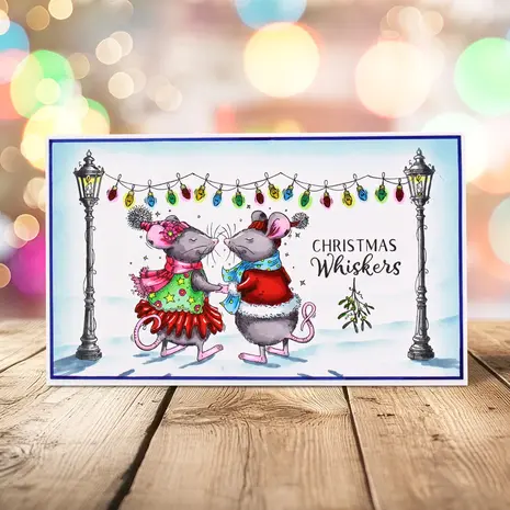 Pink Ink Designs Christmas Series Merry Kiss-Mouse Clear Stamps (07-0027-PI) Pink Ink Designs Christmas Series Merry Kiss-Mouse Clear Stamps (07-0027-PI)