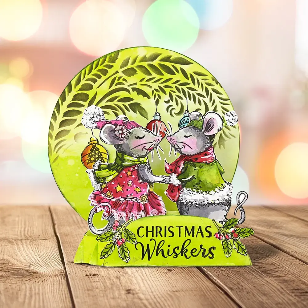 Pink Ink Designs Christmas Series Merry Kiss-Mouse Clear Stamps (07-0027-PI) Pink Ink Designs Christmas Series Merry Kiss-Mouse Clear Stamps (07-0027-PI)