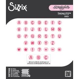 Sizzix Thinlits Die Alphabet Beads (34pcs) by Letters by Shells (667199)