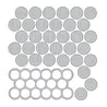 Sizzix Thinlits Die Alphabet Beads (34pcs) by Letters by Shells (667199) Sizzix Thinlits Die Alphabet Beads (34pcs) by Letters by Shells (667199)