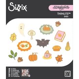 Sizzix Thinlits Die Cozy Fall Favorites (16pcs) by Letters by Shells (667200)