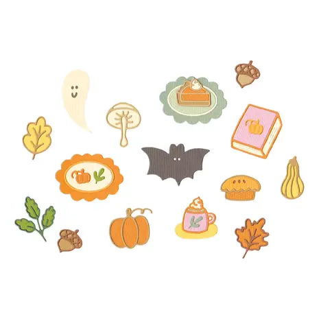 Sizzix Thinlits Die Cozy Fall Favorites (16pcs) by Letters by Shells (667200) Sizzix Thinlits Die Cozy Fall Favorites (16pcs) by Letters by Shells (667200)