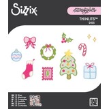 Sizzix Thinlits Die Holiday Cheer (15pcs) by Letters by Shells (667201)