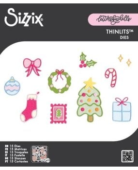 Sizzix Thinlits Die Holiday Cheer (15pcs) by Letters by Shells (667201) Sizzix Thinlits Die Holiday Cheer (15pcs) by Letters by Shells (667201)