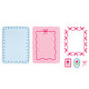 Sizzix Thinlits Die Loops, Bows & Frames (12pcs) by Letters by Shells (667203) Sizzix Thinlits Die Loops, Bows & Frames (12pcs) by Letters by Shells (667203)