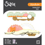 Sizzix Thinlits Die Border Clusters (16pcs) by Vicki Boutin (667186)