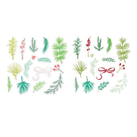 Sizzix Clear Stamps with Framelits Die Winter Greenery (15+32pcs) by Vicki Boutin (667188) Sizzix Clear Stamps with Framelits Die Winter Greenery (15+32pcs) by Vicki Boutin (667188)