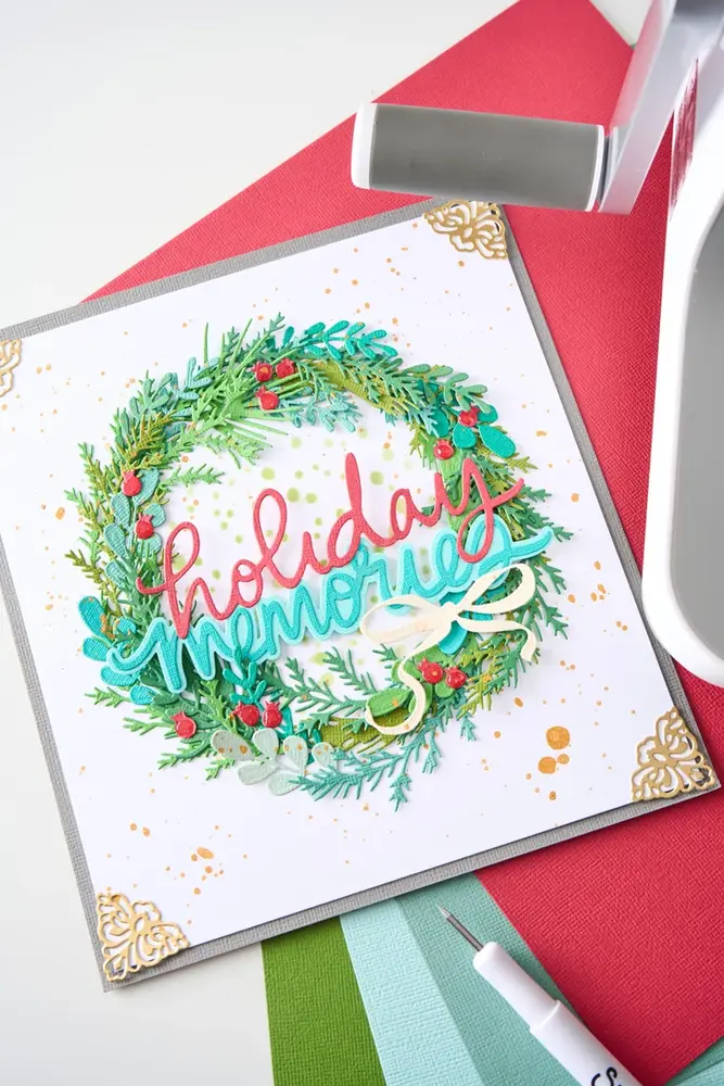 Sizzix Clear Stamps with Framelits Die Winter Greenery (15+32pcs) by Vicki Boutin (667188) Sizzix Clear Stamps with Framelits Die Winter Greenery (15+32pcs) by Vicki Boutin (667188)