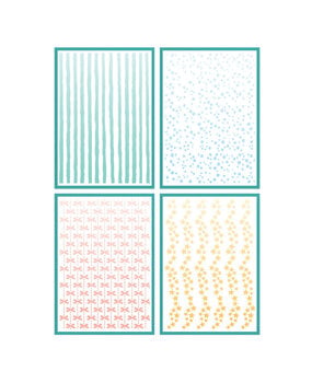 Sizzix Stencil A6 Holiday Layering Stripes (4pcs) by Vicki Boutin (667190) Sizzix Stencil A6 Holiday Layering Stripes (4pcs) by Vicki Boutin (667190)