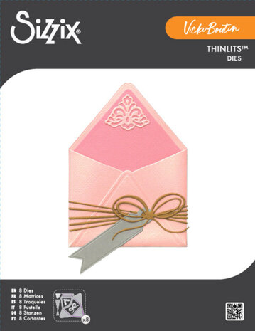 Sizzix Thinlits Die First Class Mail (7pcs) by Vicki Boutin (667197) Sizzix Thinlits Die First Class Mail (7pcs) by Vicki Boutin (667197)