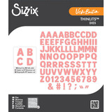 Sizzix Thinlits Die Mini Bold Alpha by Vicki Boutin (667198)