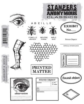 Stampers Anonymous Cling Stamps Classics #12 (CBSCF012)